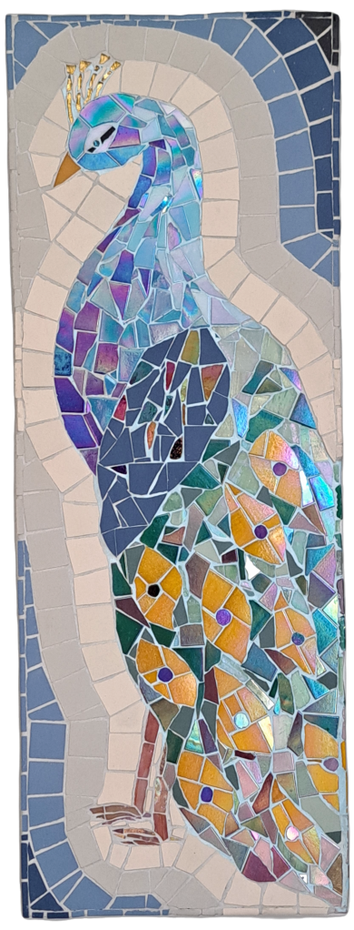 Title: 'Resting Peacock'